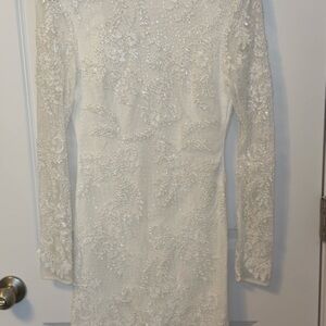 Elegant White Dress With Tags